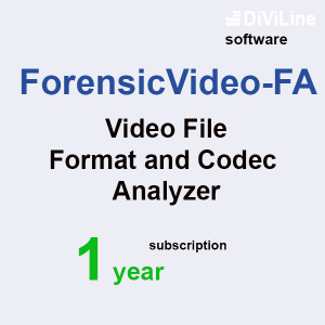 ForensicVideo-FA 1 year subscription