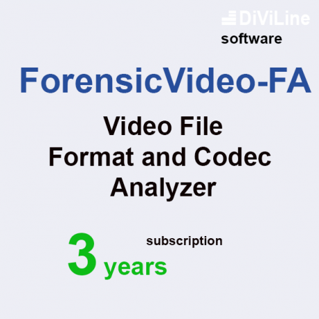 ForensicVideo-FA 3 year subscription