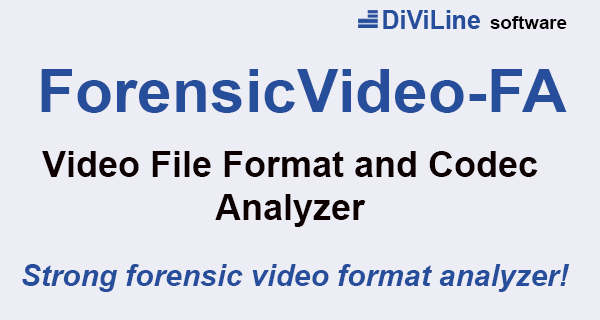 Forensic software to analise and compare video files formats